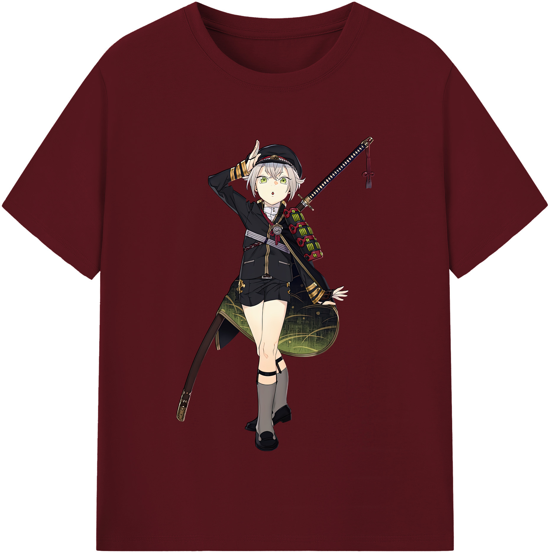 （画像用） 刀剣乱舞 Touken Ranbu 綿100％半袖Tシャツ（フロントプリント）